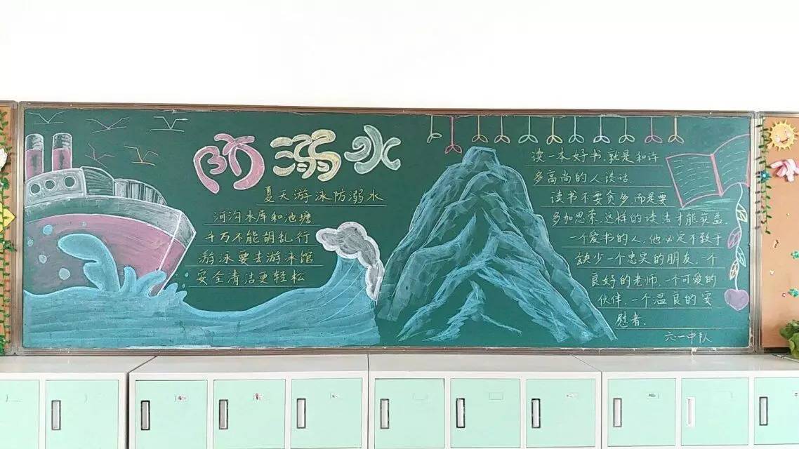 珍愛(ài)生命 預(yù)防溺水——灃東三小第二期黑板報(bào)評(píng)比活動(dòng)圓滿(mǎn)舉行