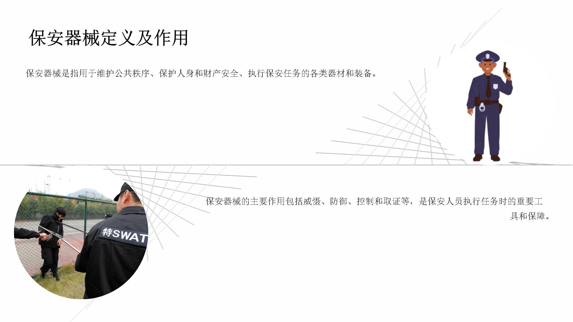 保安器械使用培訓(xùn) 規(guī)范操作與安全守則